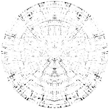 Beyaz arkaplanda soyut yuvarlak şekil. vektör illüstrasyonu        
