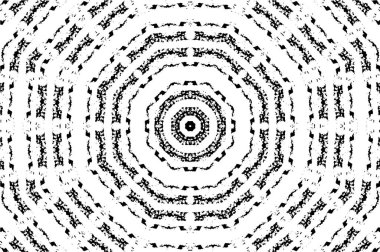 siyah ve beyaz mozaik vektör çizimi