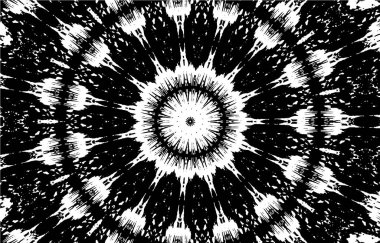 Kaleydoskopik desenli tek renkli süslemeli arkaplan