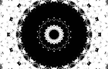 Tek renkli süslemeli arka plan. Mandala deseni.