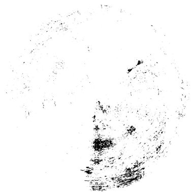 Beyaz arka planda siyah yuvarlak şekil. vektör illüstrasyonu       