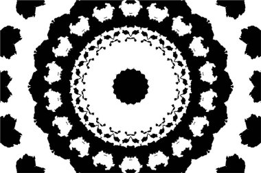 Soyut çember deseni, vektör çizimi. güzel süs arkaplanı