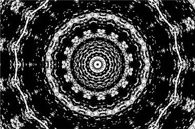 Kaleydoskopik desenli tek renkli süslemeli arkaplan