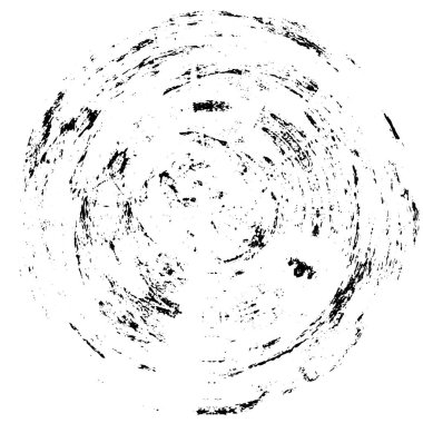 Beyaz arkaplanda soyut siyah yuvarlak şekil. vektör illüstrasyonu    