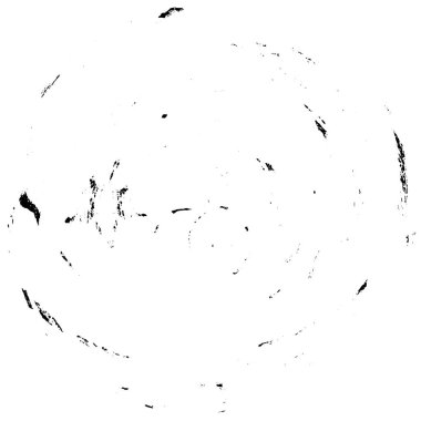 Beyaz arkaplanda soyut siyah yuvarlak şeklin vektör çizimi  