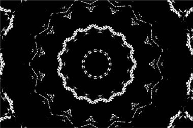 Kaleydoskopik desenli tek renkli süslemeli arkaplan