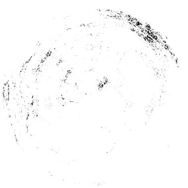 Beyaz arkaplanda soyut siyah yuvarlak şeklin vektör çizimi  