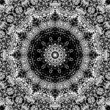 siyah ve beyaz mozaik vektör çizimi