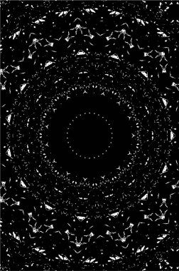 Kaleydoskopik desenli tek renkli süslemeli arkaplan