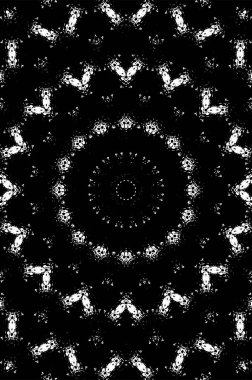 siyah ve beyaz yuvarlak arkaplan grunge dokusu