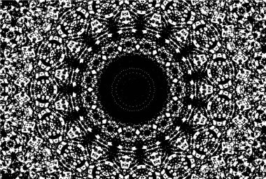 Kaleydoskopik desenli tek renkli süslemeli arkaplan