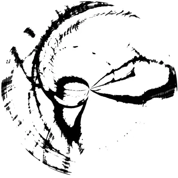 Schwarz Weiß Abstrakte Grunge Hintergrund Vektor Illustration — Stockvektor