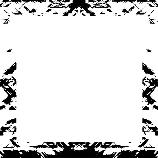 フレームベクトル 黒と白のグラウンジの背景 — ストックベクタ