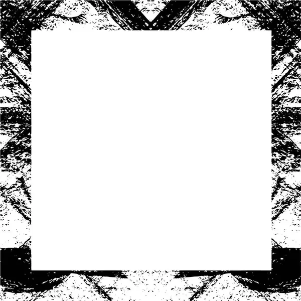 Πλαίσιο Διάνυσμα Μαύρο Και Άσπρο Φόντο Grunge — Διανυσματικό Αρχείο