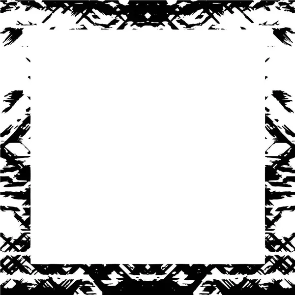 Πλαίσιο Διάνυσμα Μαύρο Και Άσπρο Φόντο Grunge — Διανυσματικό Αρχείο