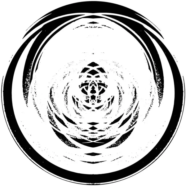 Абстрактна Кругла Форма Білому Тлі Векторна Ілюстрація — стоковий вектор