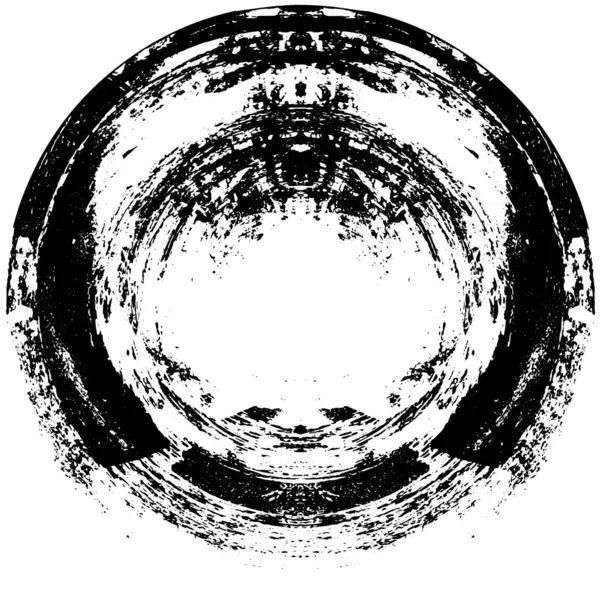 Абстрактна Кругла Форма Білому Тлі Векторна Ілюстрація — стоковий вектор