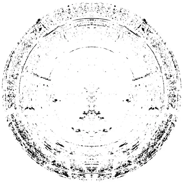Beyaz arkaplanda soyut siyah yuvarlak şeklin vektör çizimi  