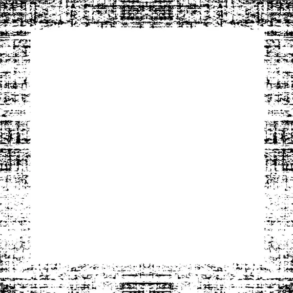 Αφηρημένο Μαύρο Τετράγωνο Πλαίσιο Λευκό Φόντο — Διανυσματικό Αρχείο