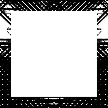 Siyah beyaz arka plan şablonu. Soyut grunge çerçevesi.