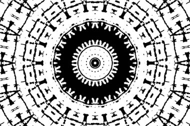 soyut çember deseni, vektör illüstrasyonu