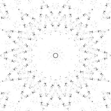 siyah ve beyaz mozaik vektör çizimi