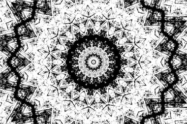 Kaleydoskopik desenli tek renkli süslemeli arkaplan