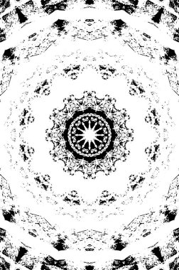 Kaleydoskopik desenli tek renkli süslemeli arkaplan