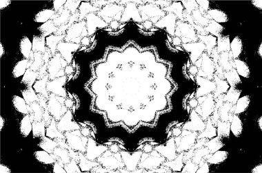 Tek renkli süslemeli arka plan. Mandala deseni.