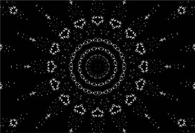 Kaleydoskopik desenli tek renkli süslemeli arkaplan