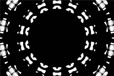 soyut çember deseni, vektör illüstrasyonu