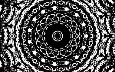 Kaleydoskopik desenli tek renkli süslemeli arkaplan