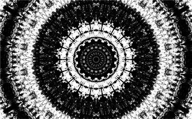 Kaleydoskopik desenli tek renkli süslemeli arkaplan