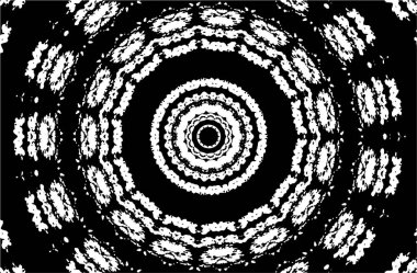 Kaleydoskopik desenli tek renkli süslemeli arkaplan