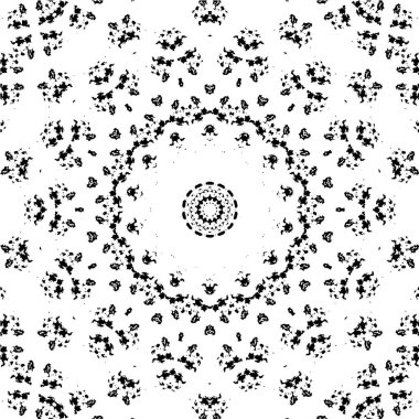 Kaleydoskopik desenli süslemeli tek renkli arkaplan