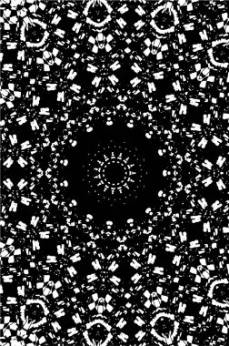 Kaleydoskopik desenli tek renkli süslemeli arkaplan