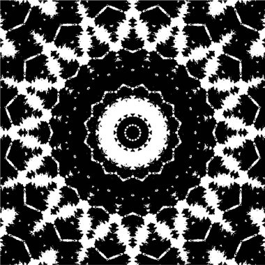 Kaleydoskopik desenli süslemeli tek renkli arkaplan