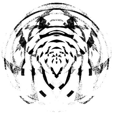 siyah ve beyaz yuvarlak arkaplan grunge dokusu