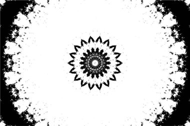 Kaleydoskopik desenli tek renkli süslemeli arkaplan