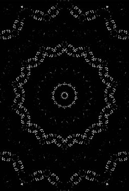 Süslü kaleydoskopik tek renkli arkaplan