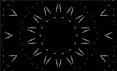 Kaleydoskopik desenli süslemeli tek renkli arkaplan