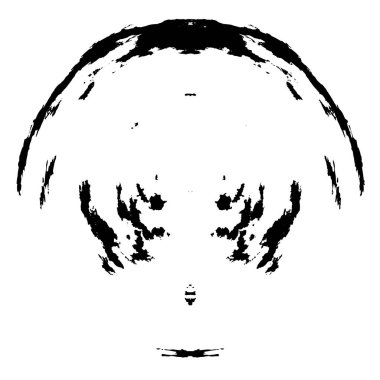 siyah ve beyaz yuvarlak arkaplan grunge dokusu