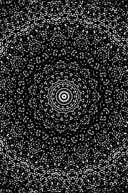 Kaleydoskopik desenli tek renkli süslemeli arkaplan