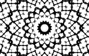 Tek renkli süslemeli arka plan. Mandala deseni.