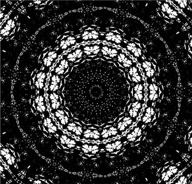 Kaleydoskopik desenli tek renkli süslemeli arkaplan