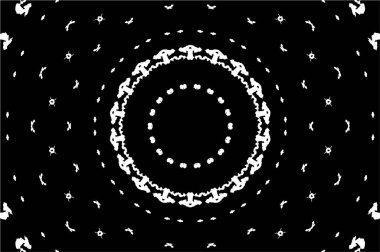 soyut çember deseni, vektör illüstrasyonu