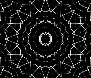 Kaleydoskopik desenli süslemeli tek renkli arkaplan