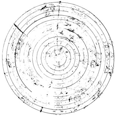 Koyu Grunge Geometrik Deseni 