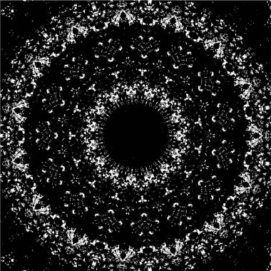 Kaleydoskopik desenli tek renkli süslemeli arkaplan