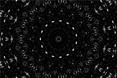 Kaleydoskopik desenli tek renkli süslemeli arkaplan